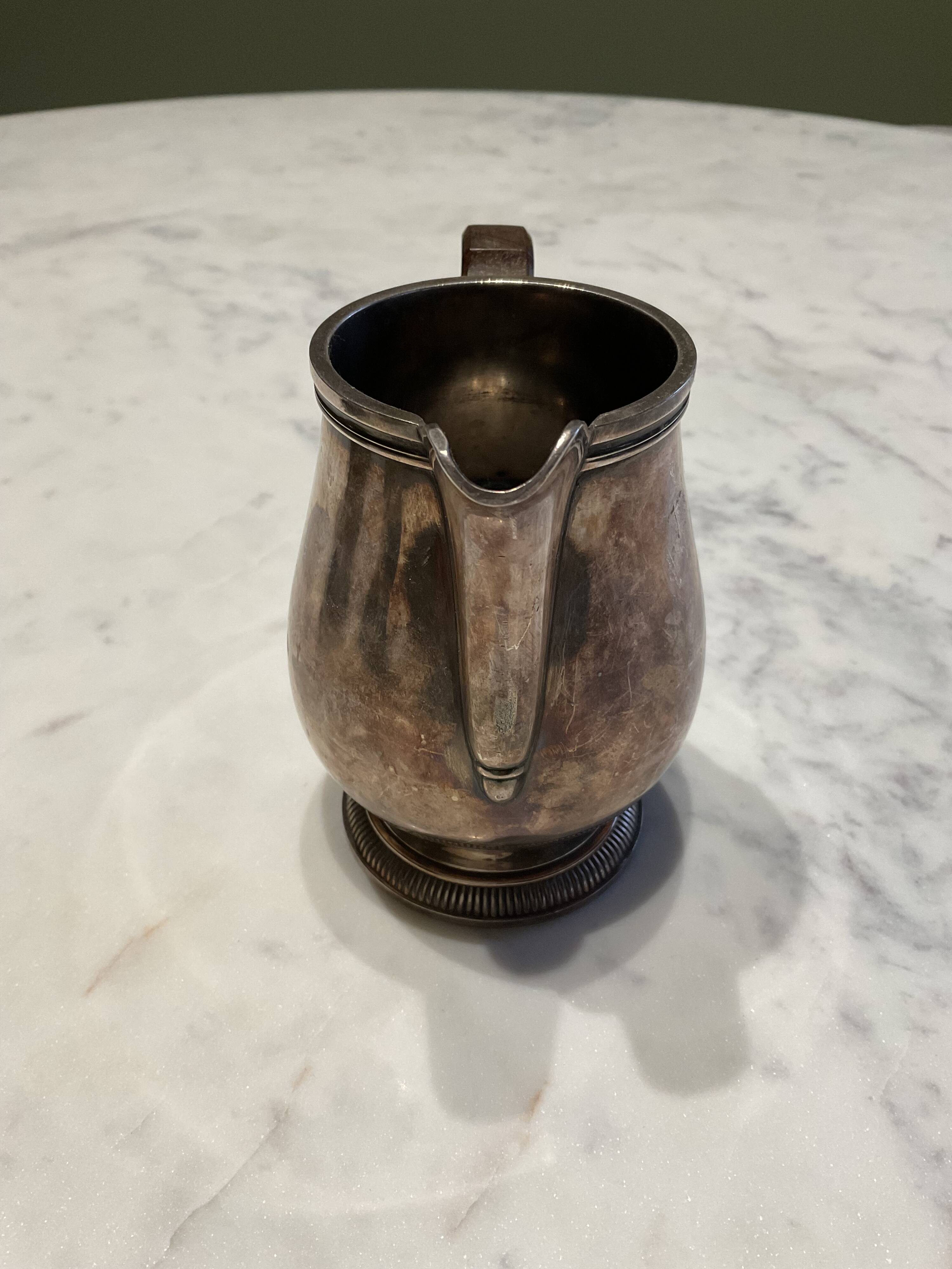 Three-piece coffee service. Christofle/Gallia. Art Deco