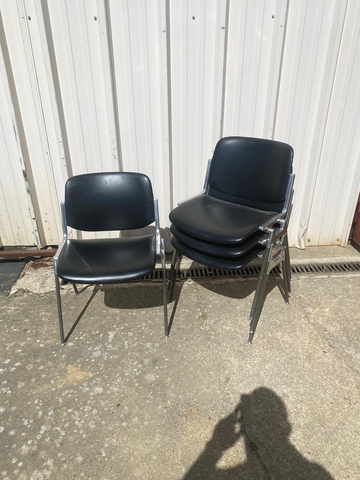 DSC 106 chairs by Giancarlo Pirelli edited by Castelli, Italy