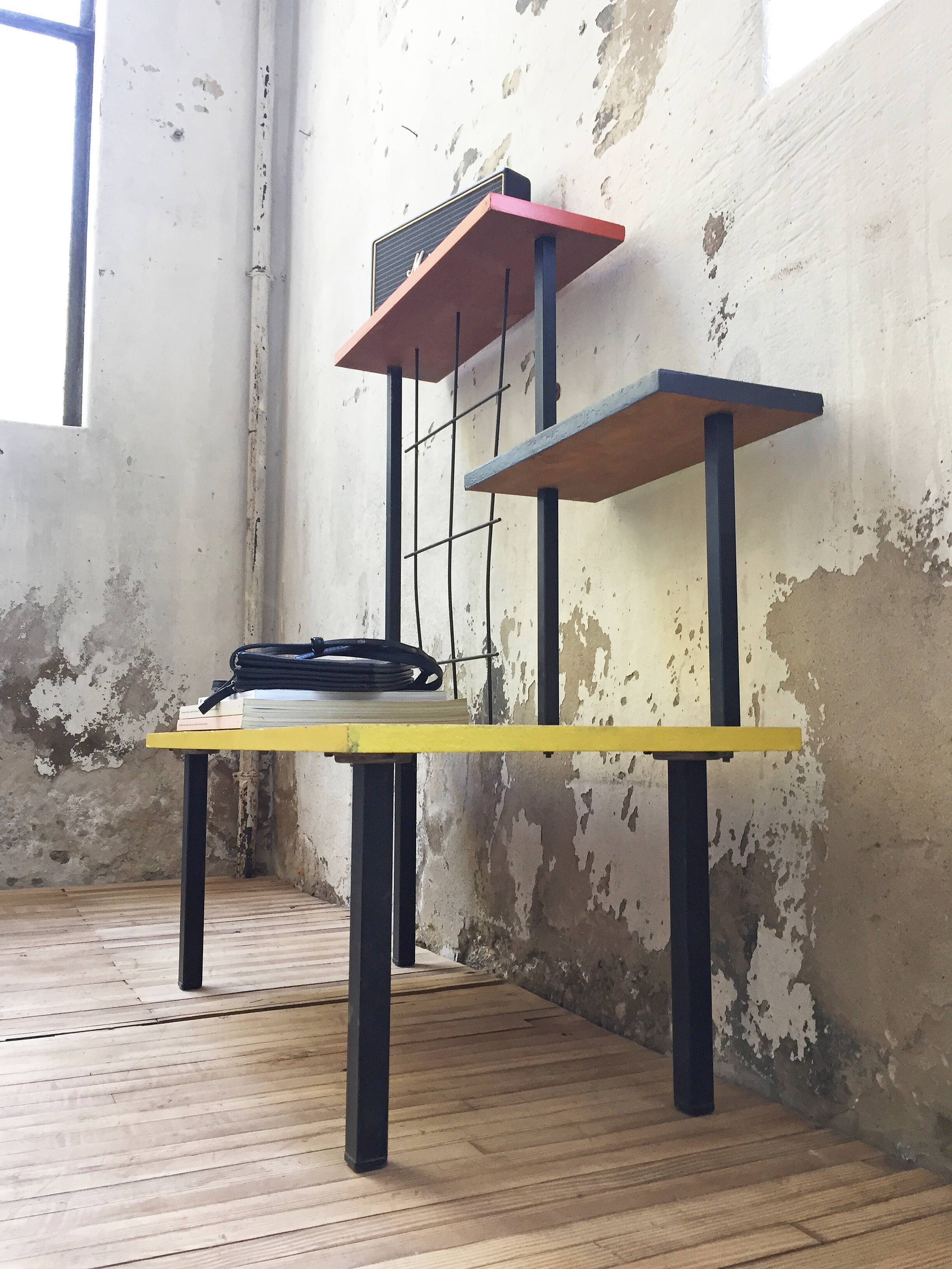 Plant shelf vintage door