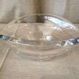 Empty pocket or ashtray crystal art glassmaker st louis in the shape of an eye