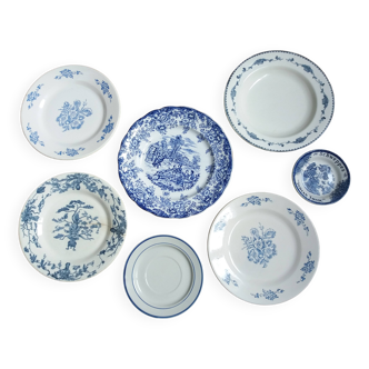 Assiettes dépareillées