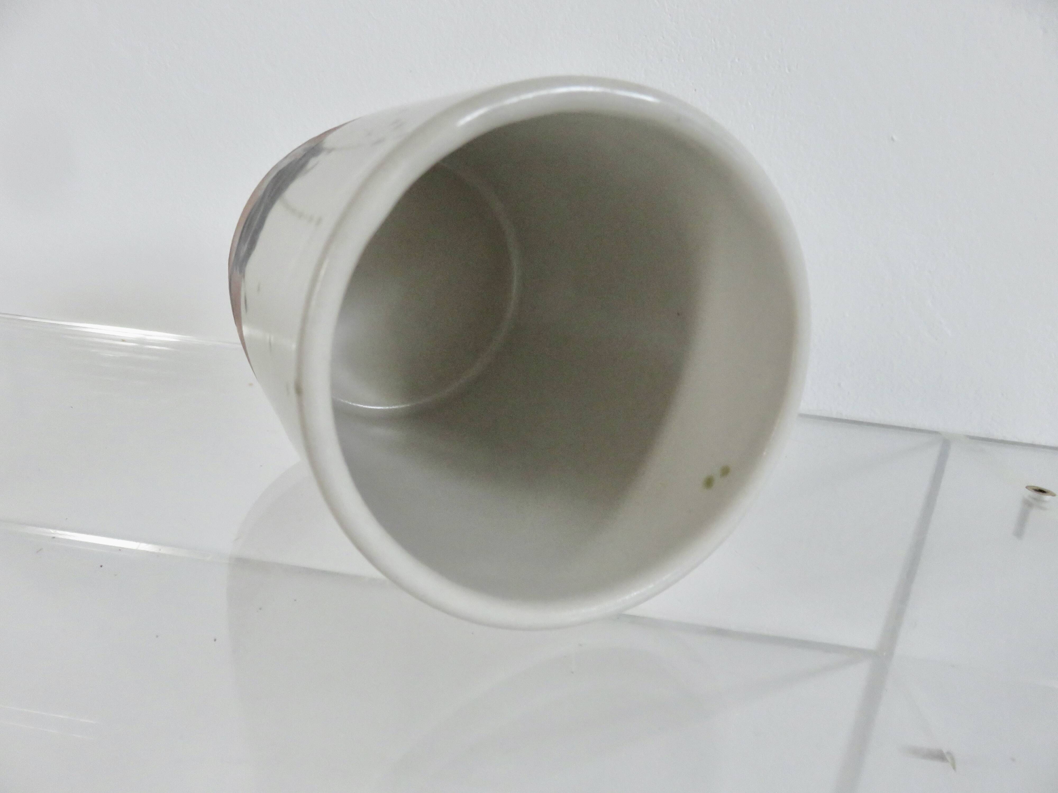 Stoneware vase "dove pottery" 50s 60s