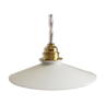 Vintage opaline glass pendant lamp