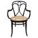 "Angel Back" armchair in bent wood no. 19 by Thonet