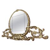 19th Century Florentine Eclectic Gilt Wood Mirror with Cinematic Provenance