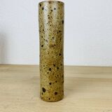 Vintage stoneware roll vase