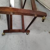 Wooden valet on wheels
