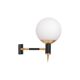 Maison Arlus Manner Wall Lights vintage retro sconces Brass Glass