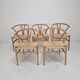 Chaises Wishbone CH24 de Hans J. Wegner par Carl Hansen & Søn, Danemark, Ensemble de 5