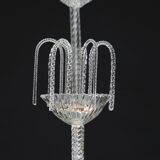 Art Decò Barovier e Toso "Fountain" Murano Glass Chandelier, 1950