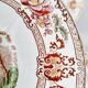 Set of 5 Longwy Cyprus dessert plates, 19th century, with oriental decoration.