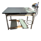 Table Formica vert d eau avec ses 2 rallonges