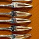 Christofle ribbons 6 snail forks excellent condition