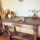 Console shabby chic Tuscan patina