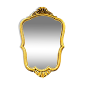 Old baroque gilded mirror