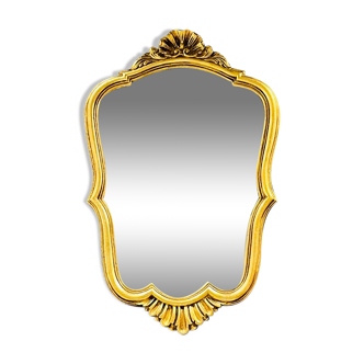 Old baroque gilded mirror