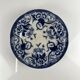 Plate on pedestal in ironstone "Flora" – Creil and Montereau, 19th century, blue
