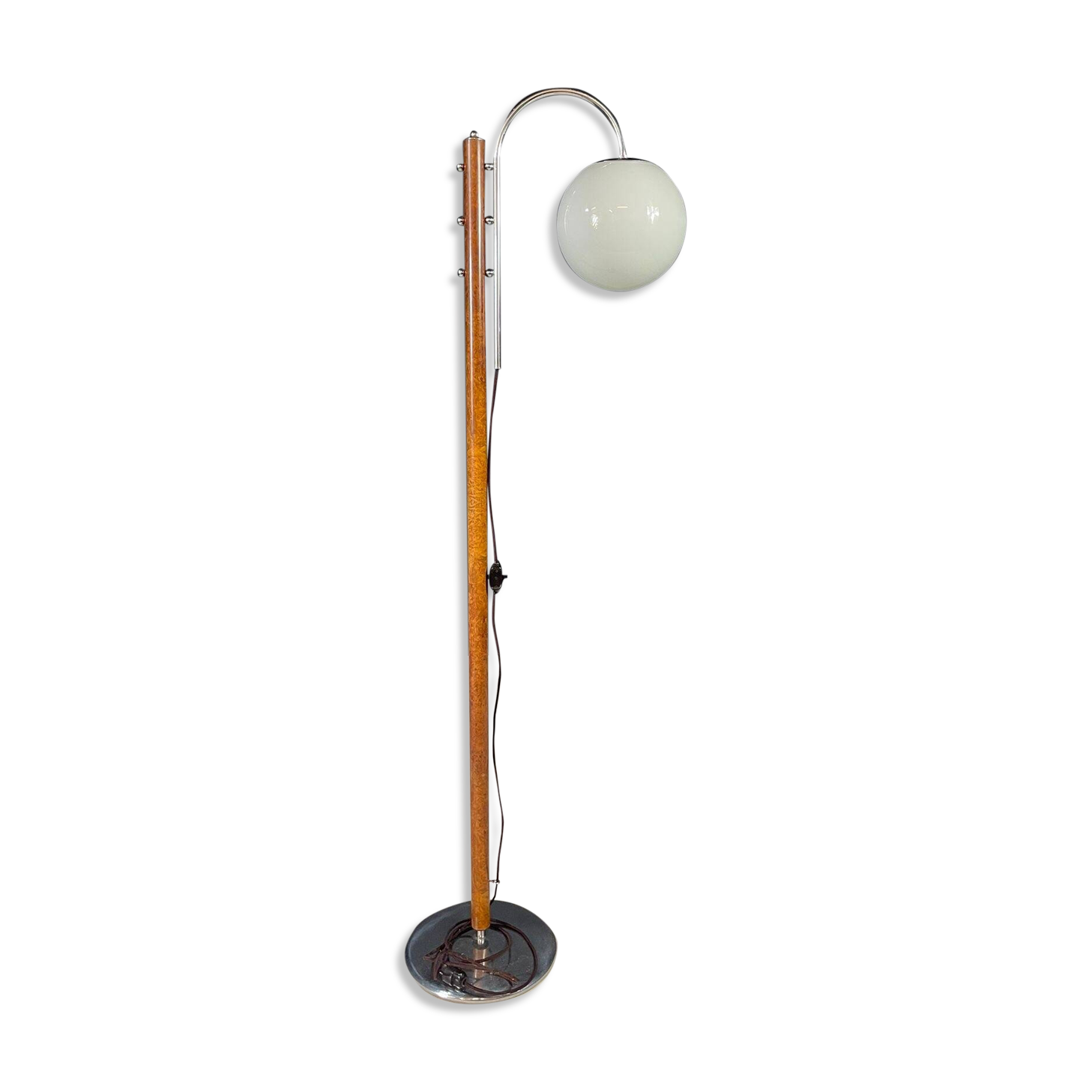 Halabala floor lamp, Czechoslovakia, 1930s – fully functional