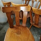 Lot of 14 vintage bistro chairs
