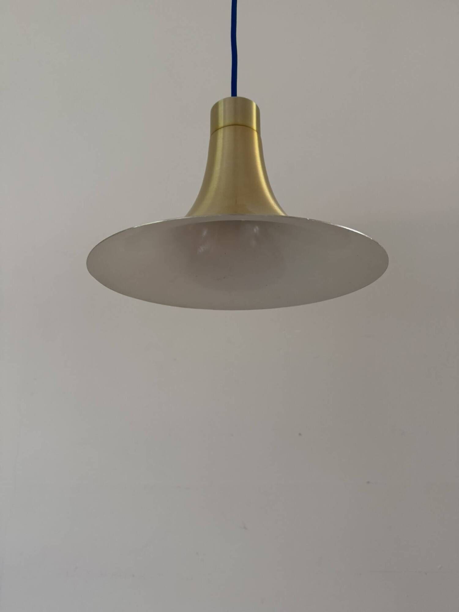 Vintage Danish design lamp in style of Semi pendel - Golden space age lamp
