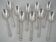 Christofle Aria 10 tea spoons, coffee 13.5cm, excellent condition silver-plated metal.