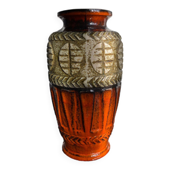Vase west germany orange