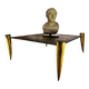 Brutalist coffee table by Jean Jacques Argueyrolles from the 1970s.