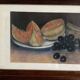 Tableau Nature Morte au melon et raisins