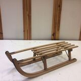 Vintage sled davos in solid beech  60/70