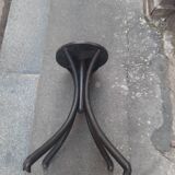 Curved wood table