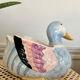 Cache pot canard céramique peint à la main