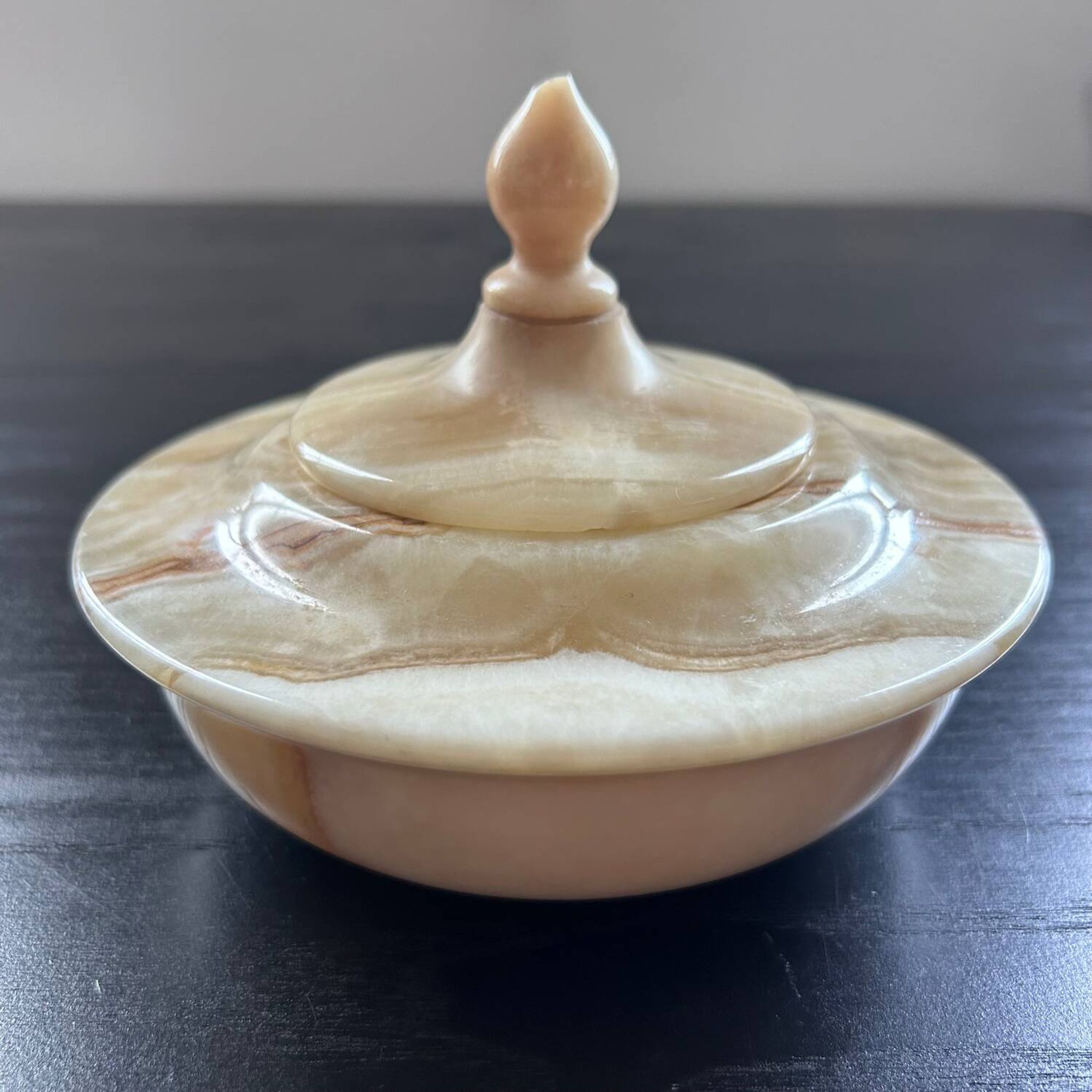 Onyx sugar bowl