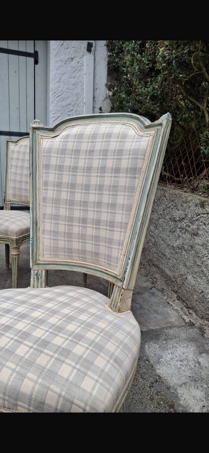Lot of antique Louis XVI style chairs
