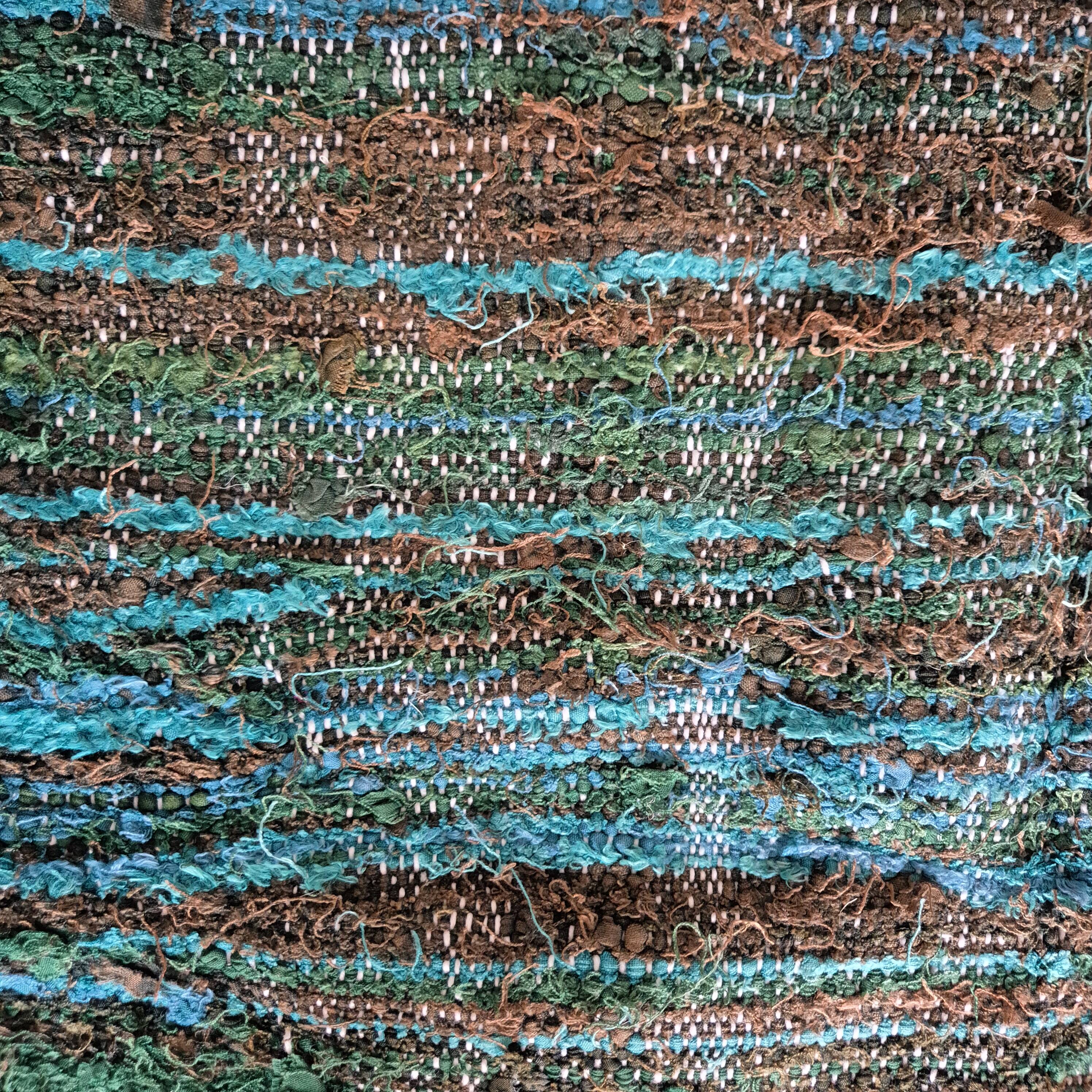 Boucherouite Berber kilim rug 110x130