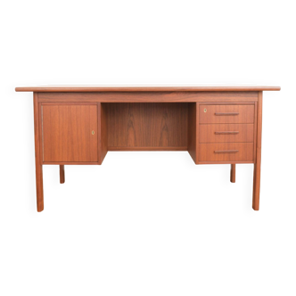 Mid-Century Danish Freestanding Teak Desk, 1960s