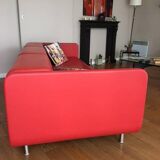 4-seater leather sofa from Artelano designed by Christophe Pillet