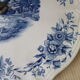 Cheese platter in faience of Sarreguemines Romantic model