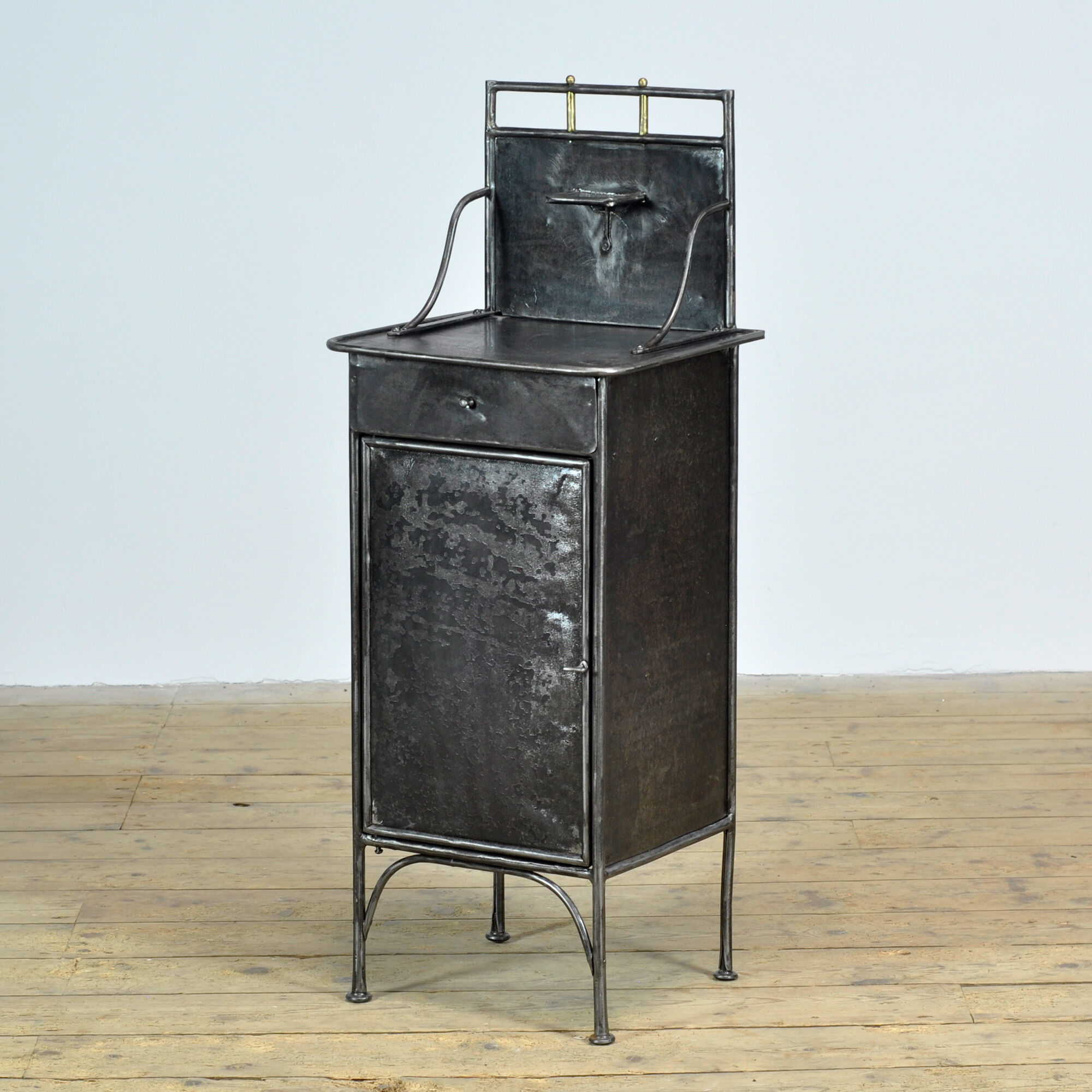 Iron bedside cabinet, 1910s