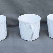 6 coffee cups and saucers Tharaud Limoges form valençay sillage model