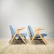 Paire de fauteuils par J. Chierowski 1960