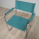Armchair green leather 80/90