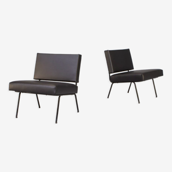 Low back lounge chairs for Knoll International set/2