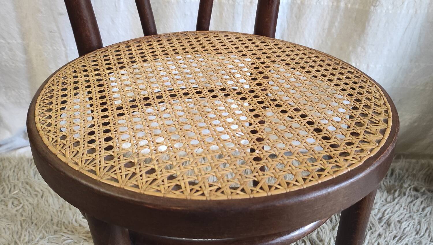 Bentwood and cane chair - mid 20th century