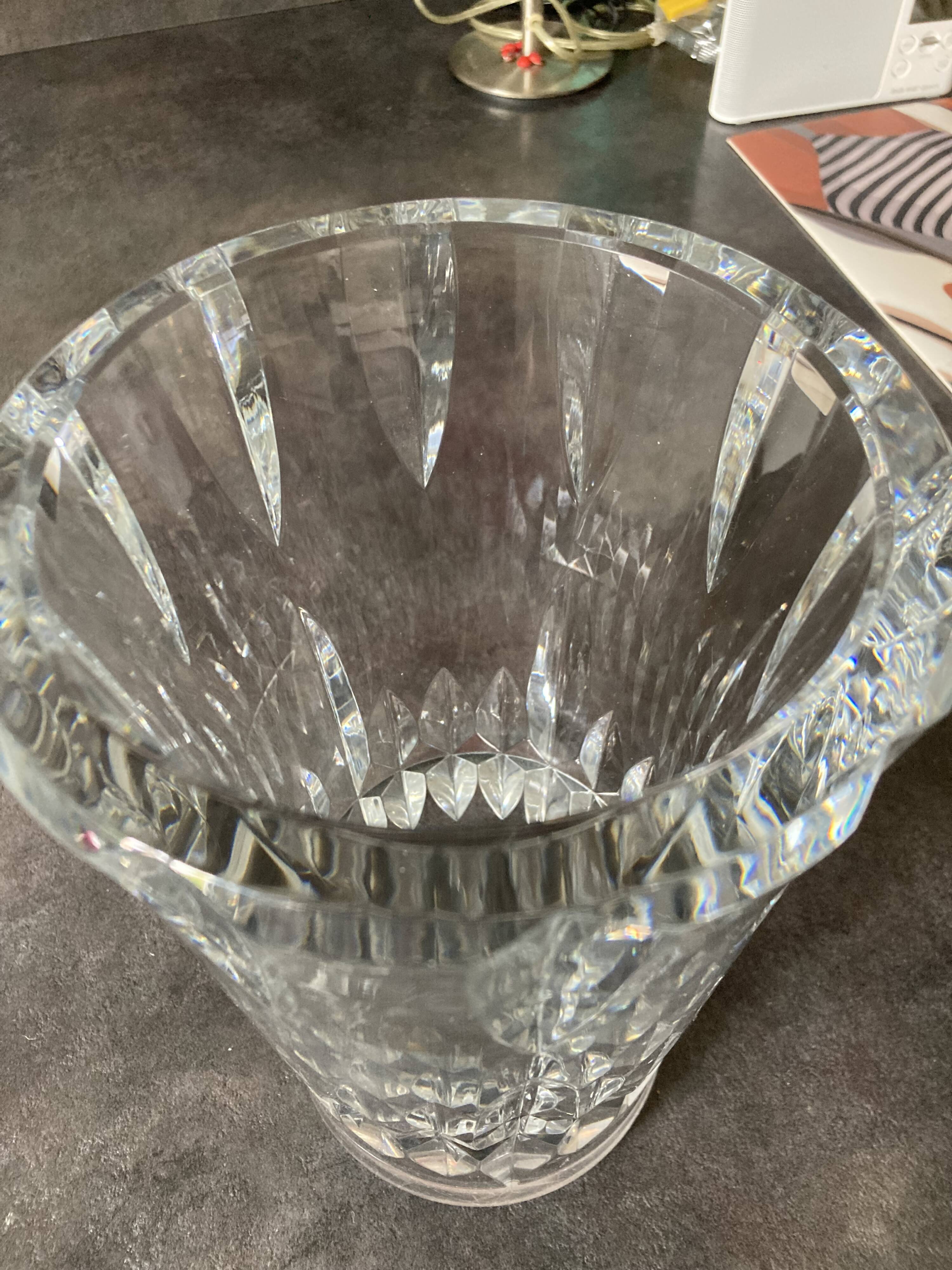 Baccarat crystal vase