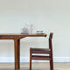 Mid-century McIntosh double extending dining table