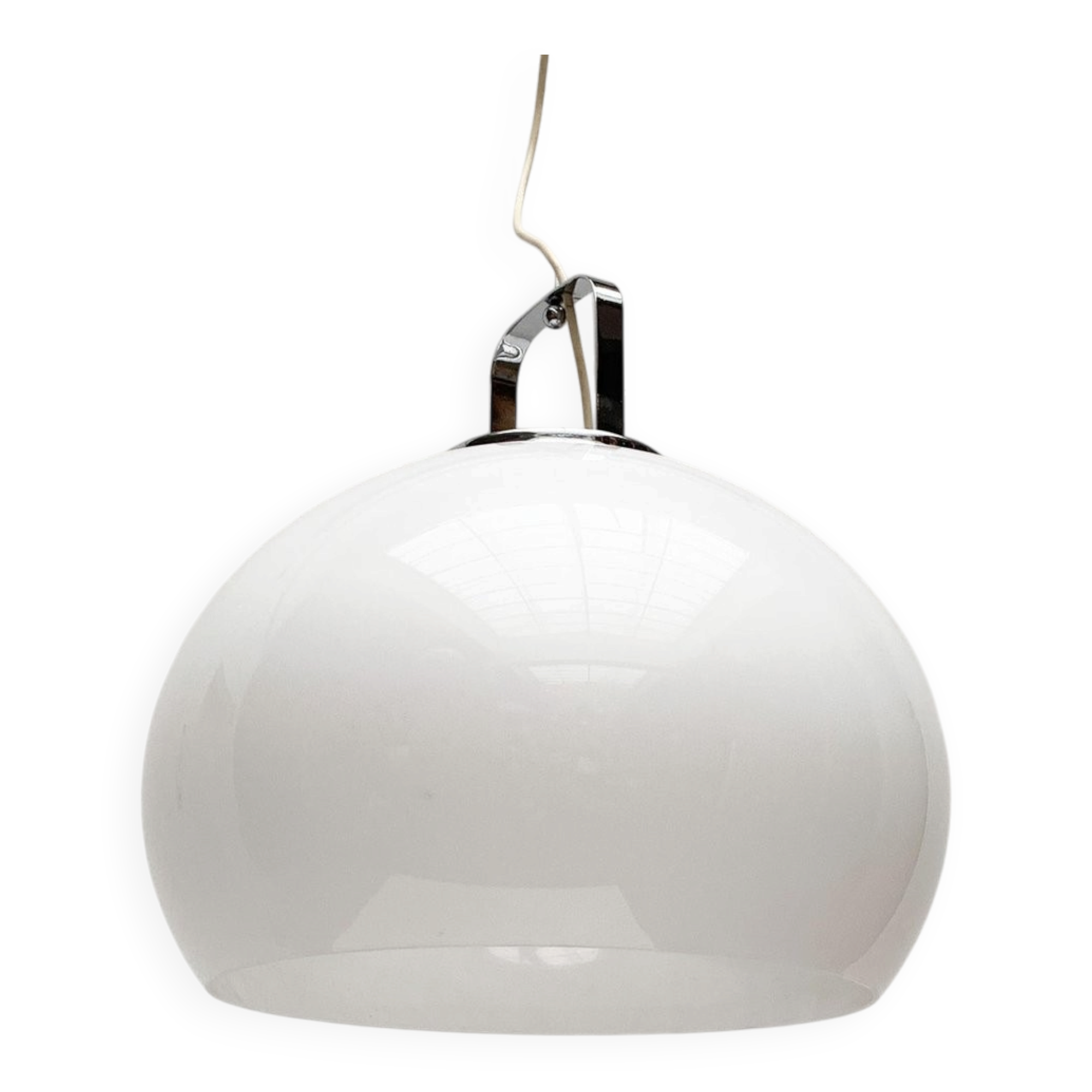 Zurich suspension lamp from the Italian space age of the mid-century by Luigi Massoni for Guzzini.