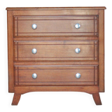 Wooden chest of drawers with 3 drawers, storage furniture, antique furniture, Art Deco.