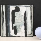 Painting, abstract painting by Olivier Rollin, 90s