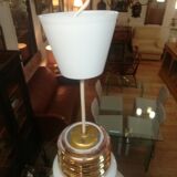 Pair of giant opaline bulb suspensions