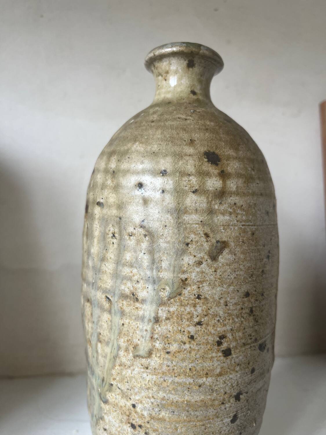Antique stoneware bottle